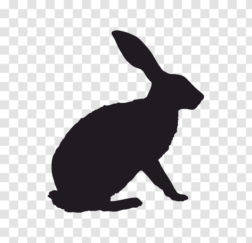 Hare Rabbit Vector Graphics Image Silhouette - Wildlife Transparent PNG