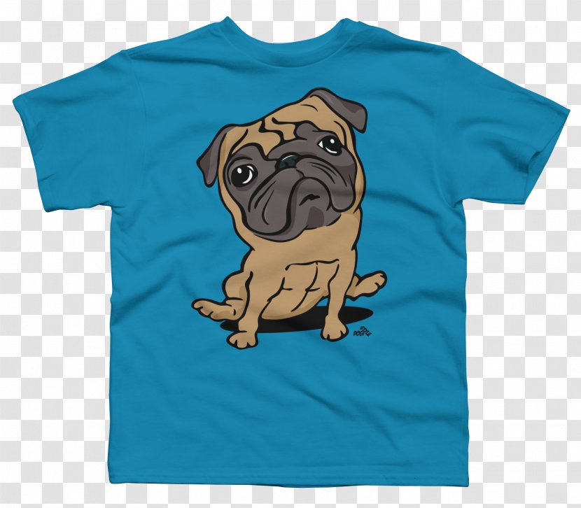 Pug T-shirt Hoodie Puppy - Zazzle Transparent PNG