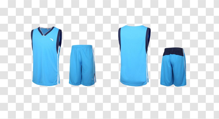 Jersey Basketball Uniform Icon - Brand - Blue Sportswear Transparent PNG