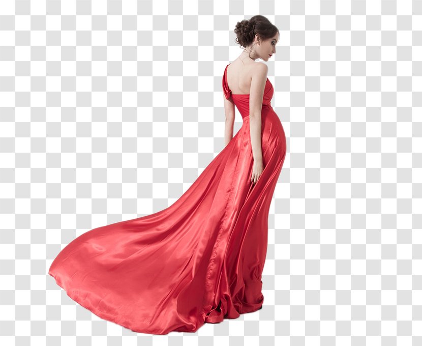 Dress Woman Stock Photography Red Wallet - Frame - Beautiful Models Transparent PNG