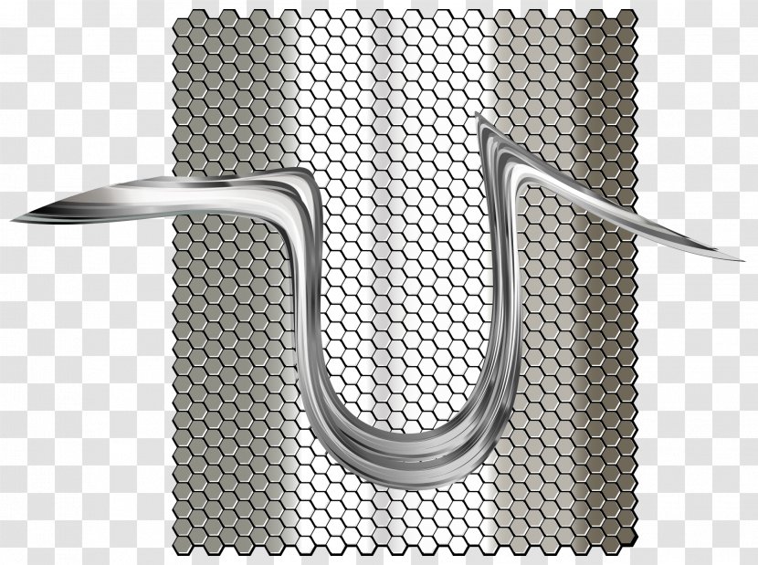 Metal Euclidean Vector Silver - Mesh - Background Transparent PNG