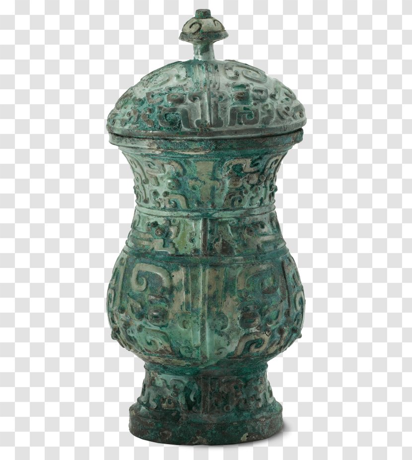 Urn Wine Stone Carving Bronze Vase - Classical Chinese Transparent PNG