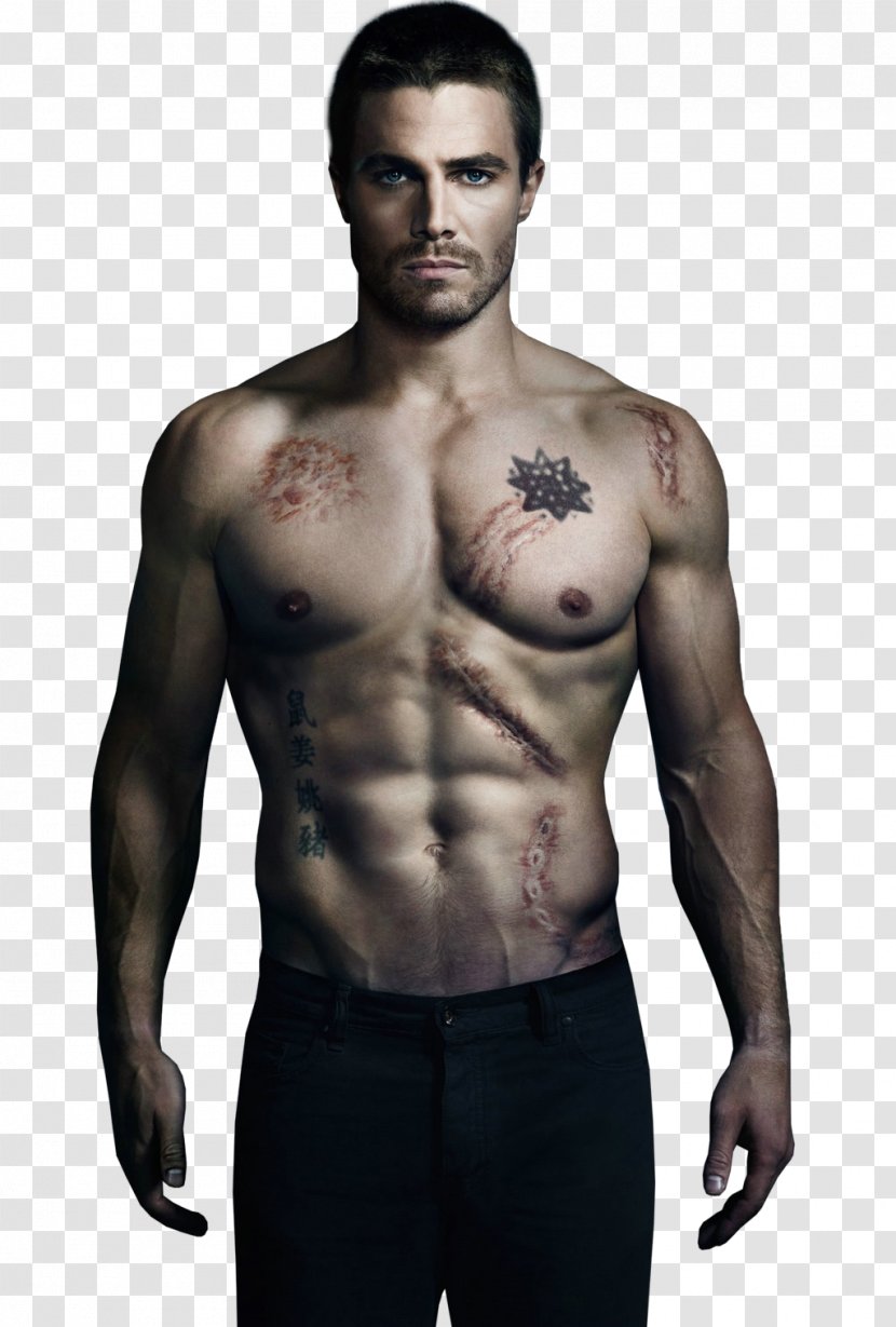Stephen Amell Oliver Queen Green Arrow Tattoo - Flower - Jamie Dornan Transparent PNG