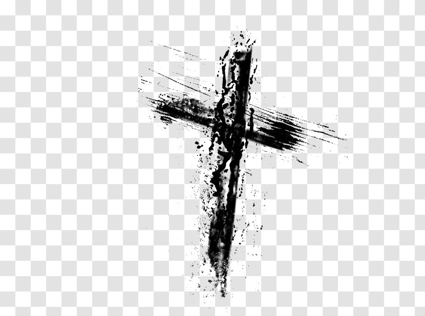 Christian Cross Tattoo Calvary Drawing - Sayings Of Jesus On The Transparent PNG