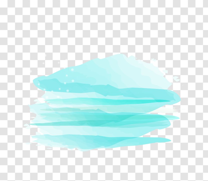 Wave Pattern - Turquoise - Blue Transparent PNG