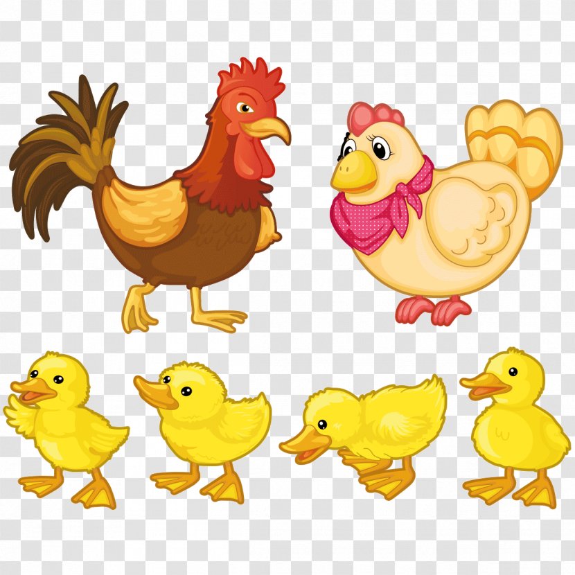 Chicken Rooster Animation - Beak - Foot Cartoon Transparent PNG
