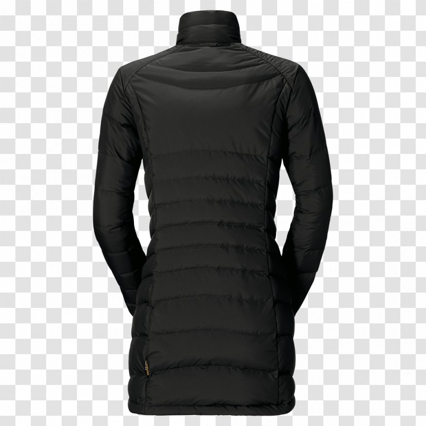 Sleeve Jacket Neck Jack Wolfskin - Black M Transparent PNG