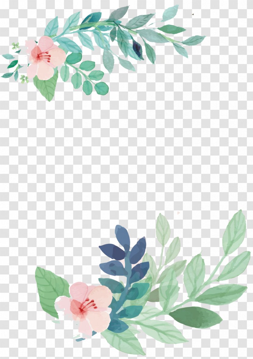 Wedding Invitation Watercolor Painting Flower - North Carolina - Flowers Transparent PNG
