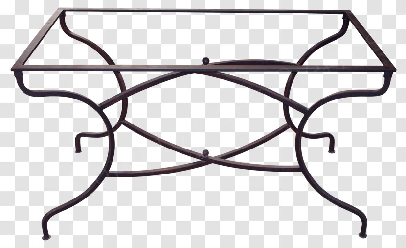 Table Pied Wrought Iron Tray - Fer Forge Transparent PNG
