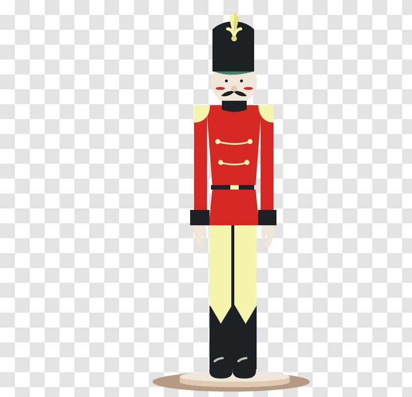 Nutcracker Toy Soldier - European Red Villain Transparent PNG