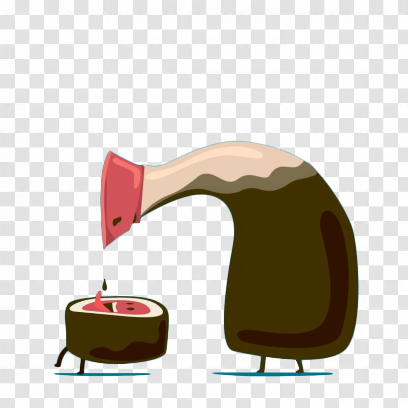 Sushi Cartoon Soy Sauce - Designer - To Feed Transparent PNG