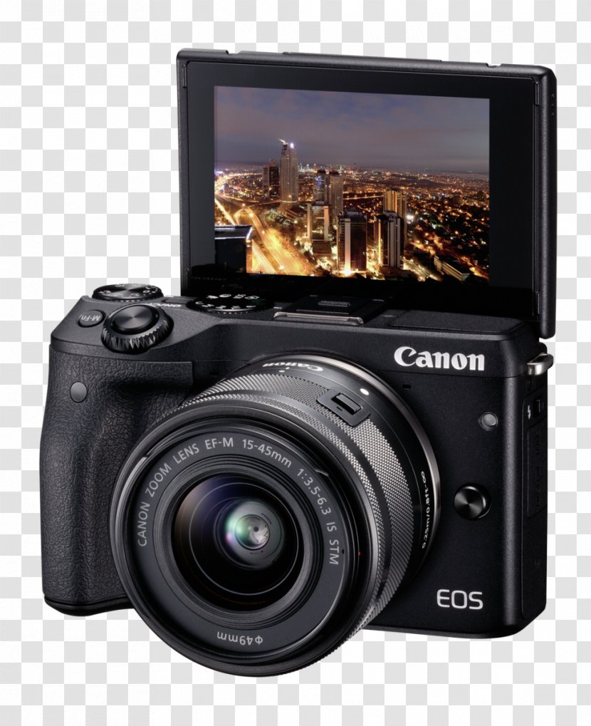 Canon EOS M3 M5 M6 EF Lens Mount - Camera Transparent PNG