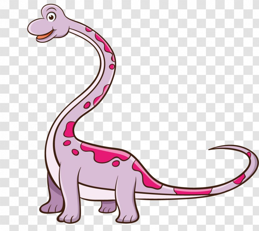 Brachiosaurus Seismosaurus Stegosaurus Euoplocephalus Clip Art - Cartoon - Dinosaur Transparent PNG