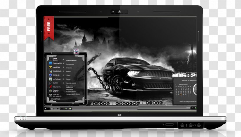 Ford Mustang Laptop Car Computer Monitors - Milk Spalsh Transparent PNG