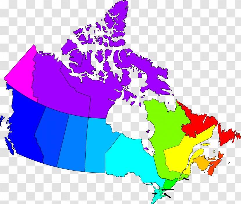 Quebec Vector Map Postal Code Zip - Area - Canada Transparent PNG