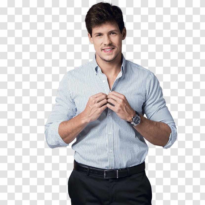 Dress Shirt T-shirt Undershirt Collar - Businessperson Transparent PNG