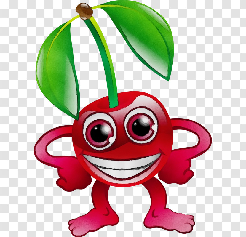 Flower Cartoon Character Green Smiley Transparent PNG