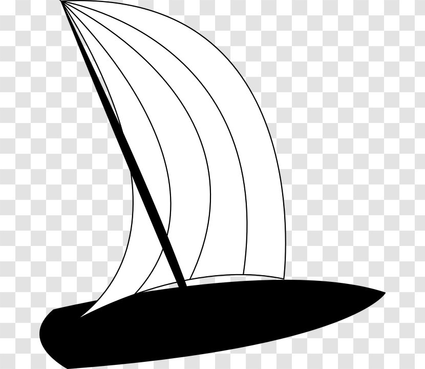 Windsurfing Clip Art Surfboard - Line - Surfing Transparent PNG