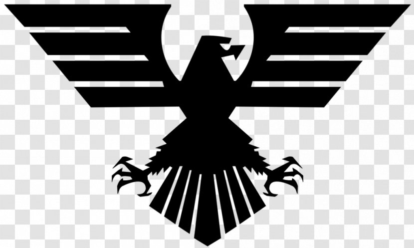 Logo Eagle Clip Art - Monochrome - Halo Legends Wiki Transparent PNG