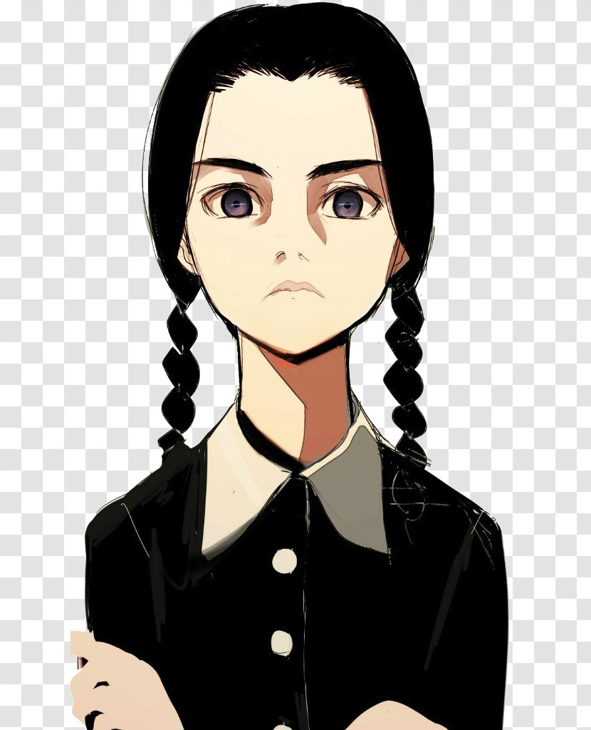 Lisa Loring Wednesday Addams The Family Morticia Gomez - Flower - Silhouette Transparent PNG