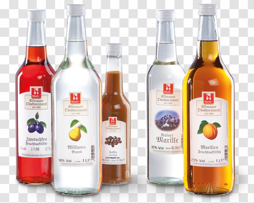 Liqueur Ellmau Glass Bottle Juice - Prestashop Transparent PNG