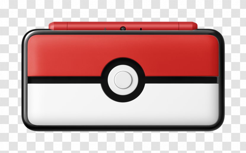 Pokémon Ultra Sun And Moon Pokémon: Let's Go, Pikachu! Eevee! New Nintendo 2DS XL Poké Ball - Red Transparent PNG