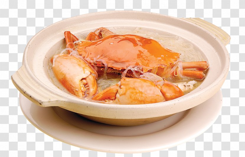 Crab Silver Food Bouillabaisse - Pot - Fresh Transparent PNG