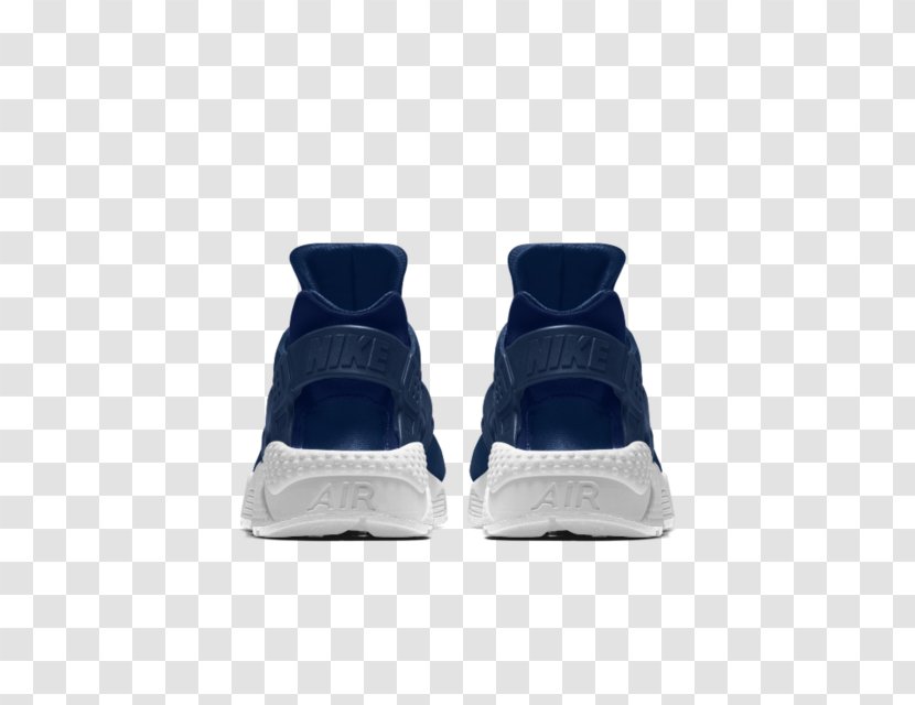 Sneakers White Nike Air Max Huarache - Cobalt Blue Transparent PNG