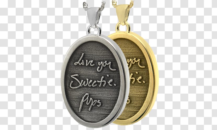 Locket Necklace Silver Font - Jewellery Transparent PNG