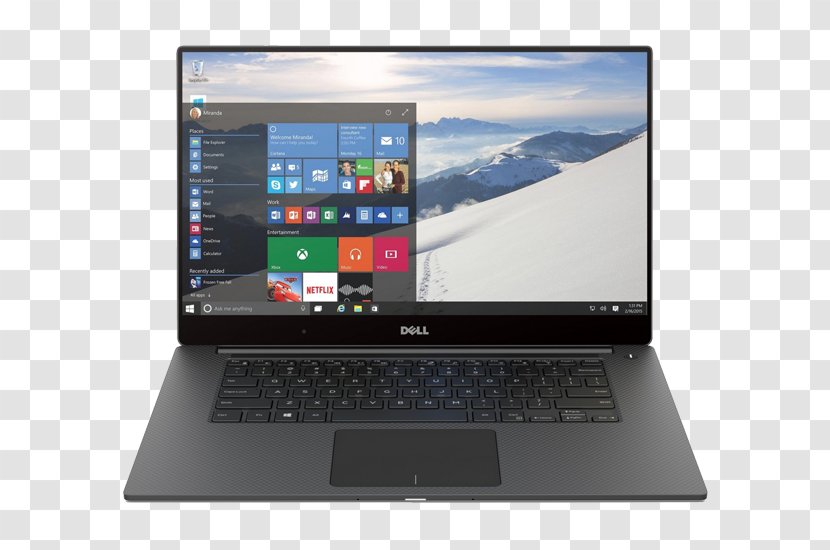 Laptop Dell XPS Intel Core I7 - Broken Screen Phone Transparent PNG
