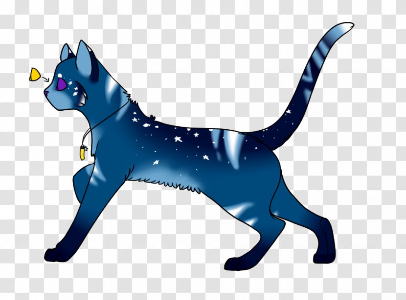 Cat Dog Cobalt Blue Character Clip Art - Animal Transparent PNG