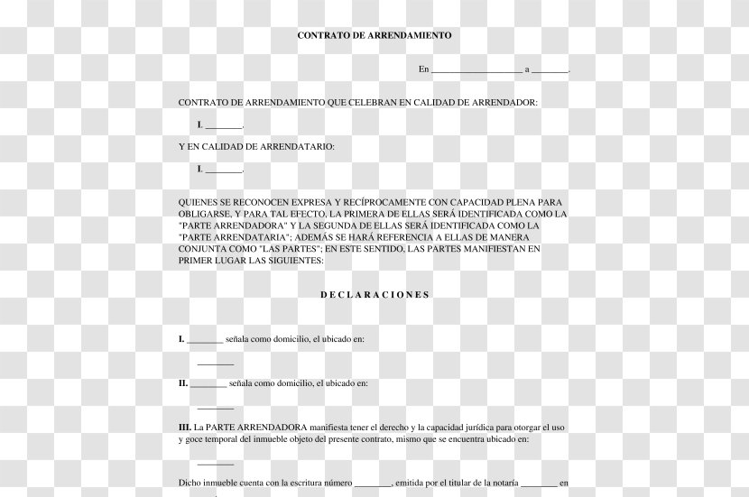 Document Renting Contract House Apartment Transparent PNG