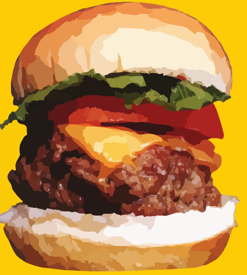 Hamburger Junk Food Hot Dog Grilling Clip Art - Veggie Burger - King Transparent PNG