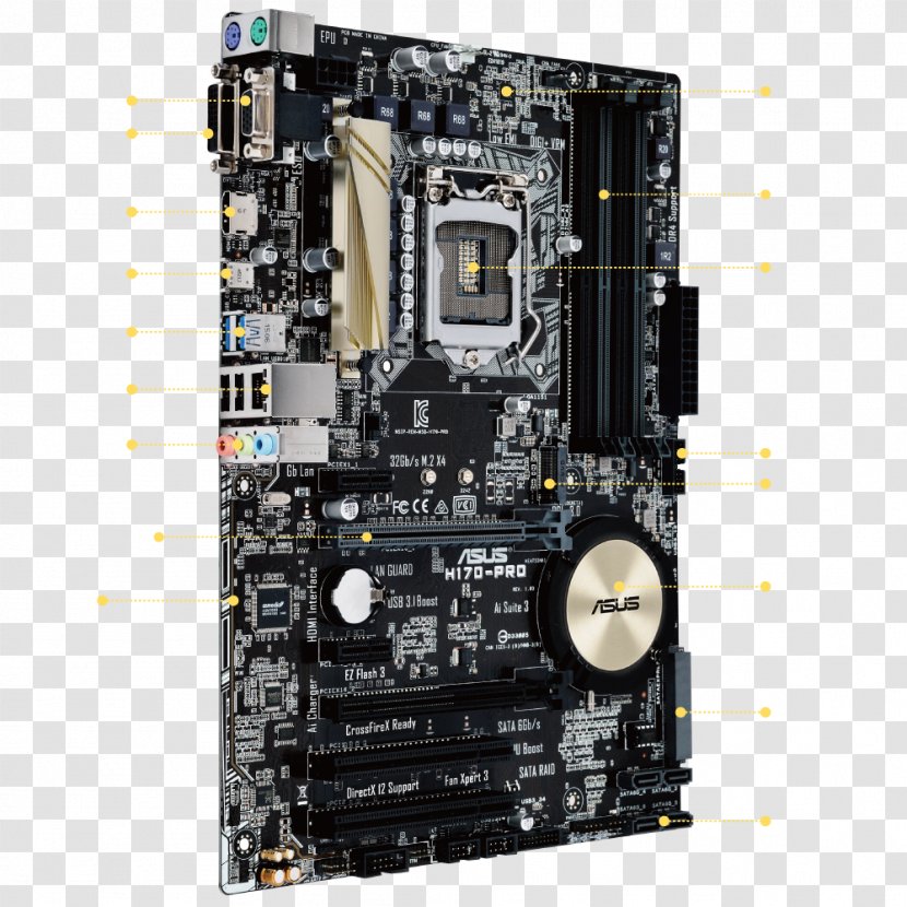 Z170 Premium Motherboard Z170-DELUXE Intel LGA 1151 ASUS - Usb Flash Transparent PNG