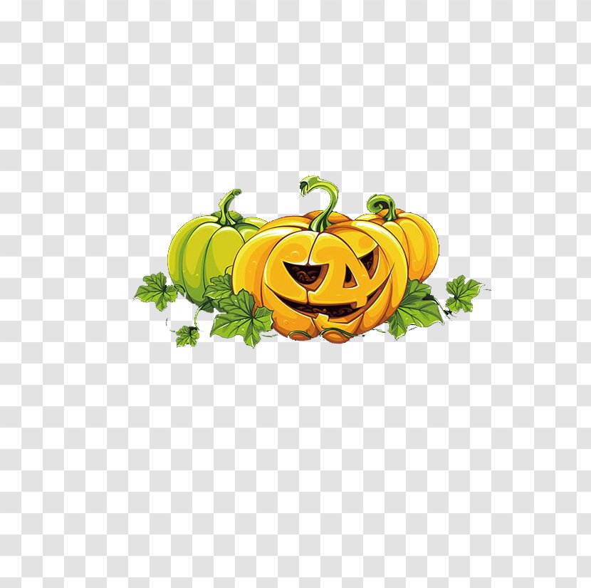 Pumpkin Halloween Calabaza Jack-o-lantern - Art - Head Transparent PNG