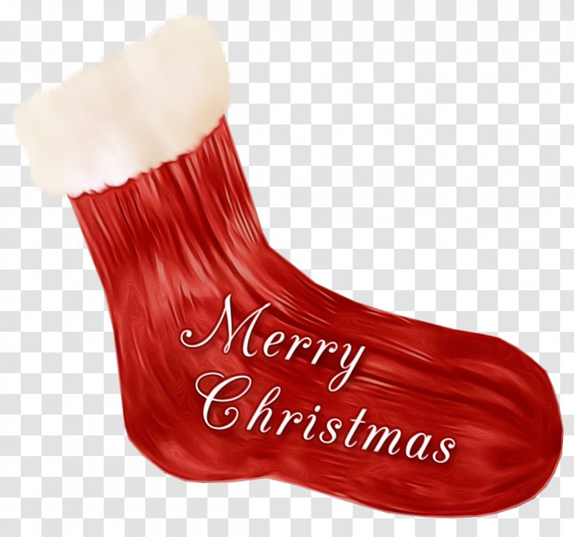 Christmas Stocking - Stockings - Shoe Fur Transparent PNG