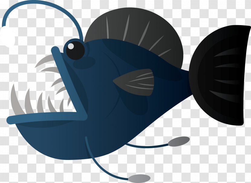Deep Sea Lanternfish Ocean - Lantern Fish Vector Transparent PNG