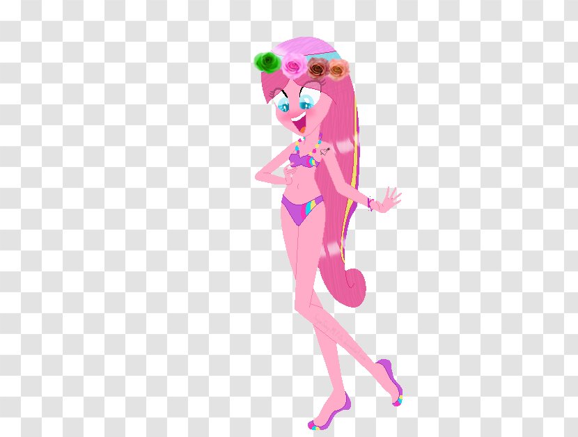 Clip Art Illustration Barbie Pink M Character Transparent PNG