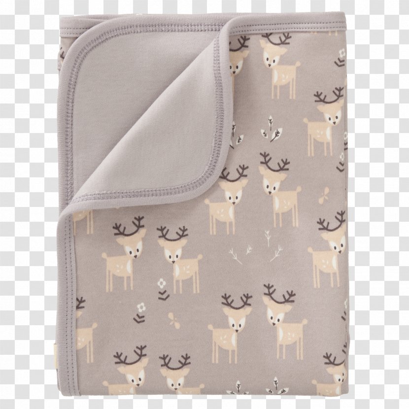 Grey Cotton Deer Beige Quilt Transparent PNG