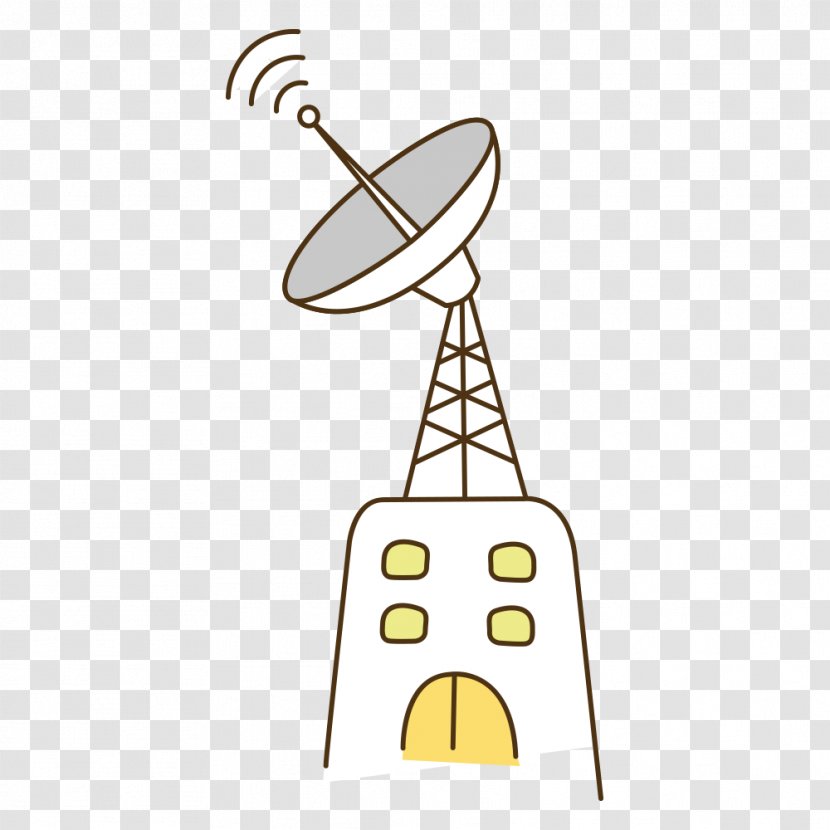 Cartoon Signal - TV Receiver Transparent PNG