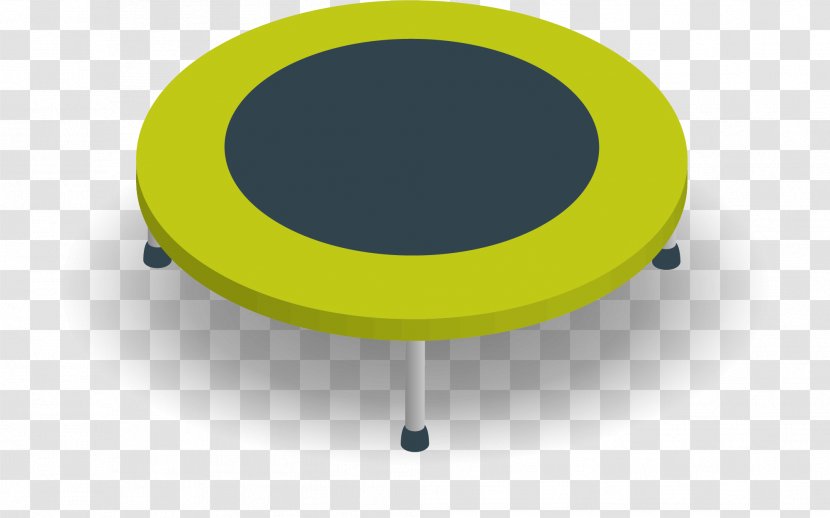 Yellow Angle Font - Green Trampoline Transparent PNG
