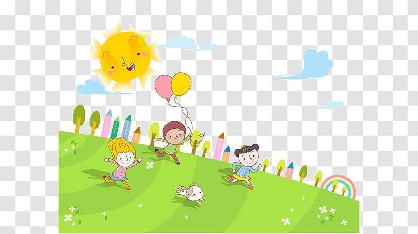 South Korea Cartoon Drawing Clip Art - Family - On The Grass Transparent PNG