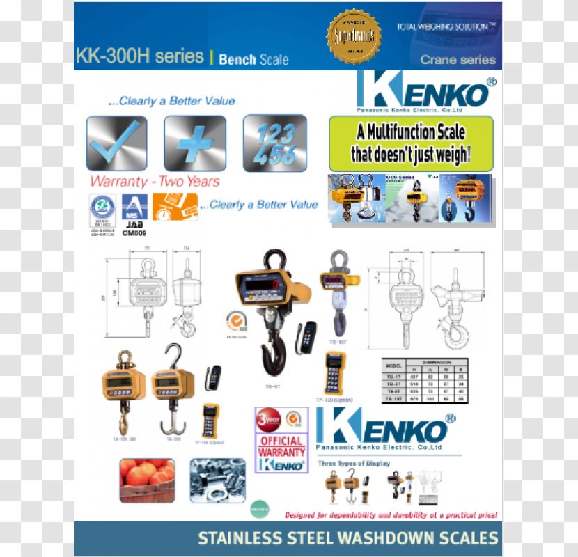PT KENKO ELECTRIC INDONESIA Measuring Scales Measurement Weight Mall Taman Anggrek - Pt Kenko Electric Indonesia - Timbangan Transparent PNG