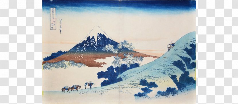 Thirty-six Views Of Mount Fuji The Great Wave Off Kanagawa Edo Ukiyo-e - Painting Transparent PNG