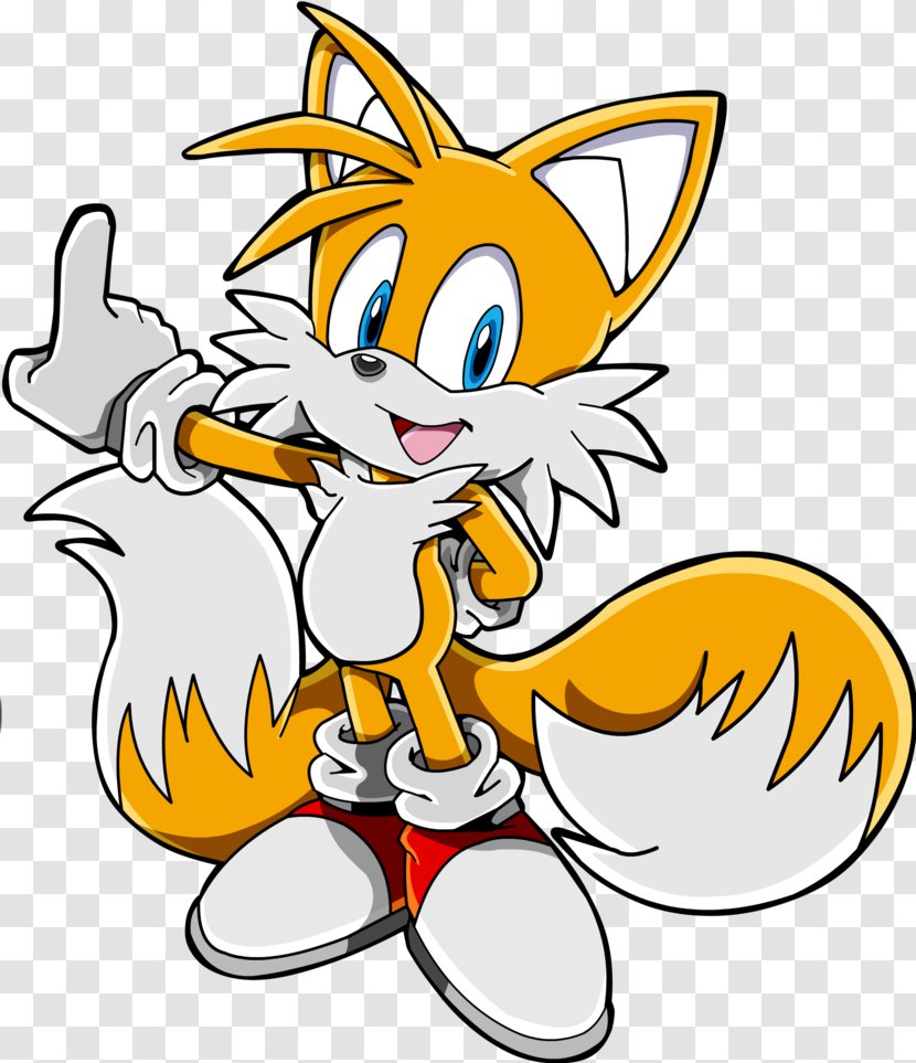 Tails Sonic The Hedgehog Chaos Doctor Eggman Rush Adventure - Artwork - Tail Vector Transparent PNG