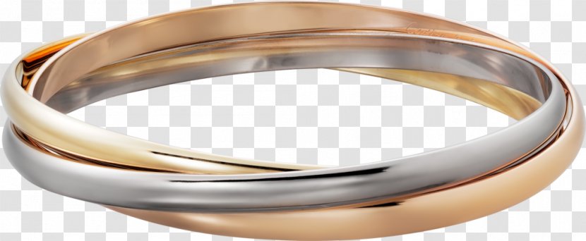 Ring Cartier Trinity Bracelet Colored Gold Transparent PNG