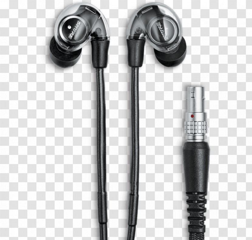 Shure KSE1500 Headphones Microphone In-Ear Monitors P3TR112GR (K3E, 606-630 MHz) PSM 300 Set - System - Earphones Transparent PNG