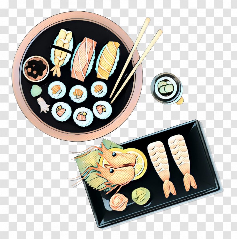 Sushi Cartoon - Food - Sakana Sashimi Transparent PNG