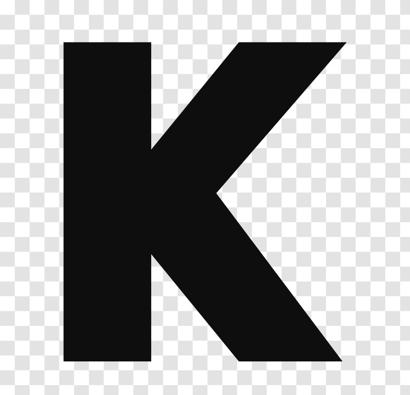 Letter K Logo Font - Typography - Agathe Auproux Transparent PNG