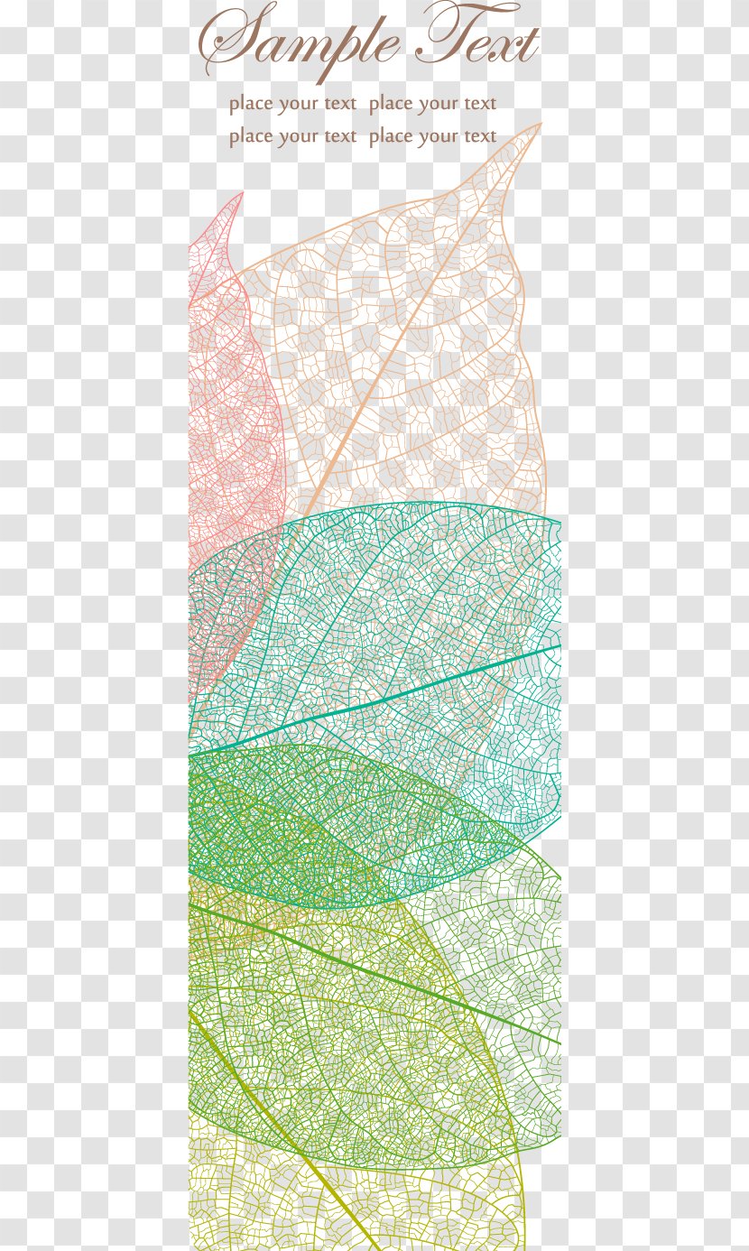 Paper Texture - Computer Software - Leaves Shading Card Transparent PNG